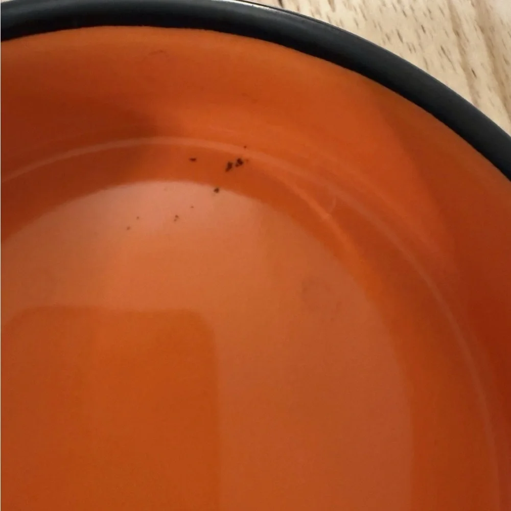 Rae Dunn Halloween Orange and Black Cat Bowls, 2 Pieces, BOO & WICKED CUTE